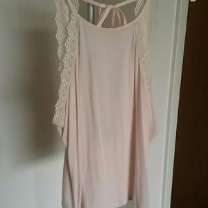 Light pink blush top